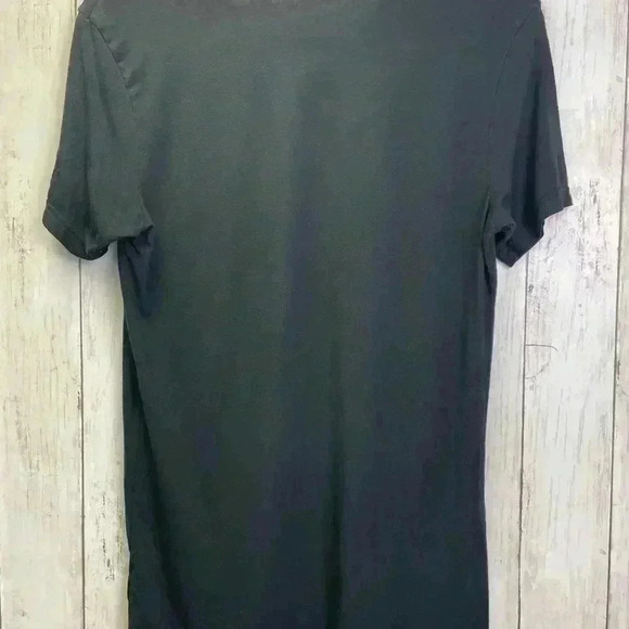Calvin Klein Black V-Neck Shirt Size Medium lightweight/casual - Picture 5 of 8